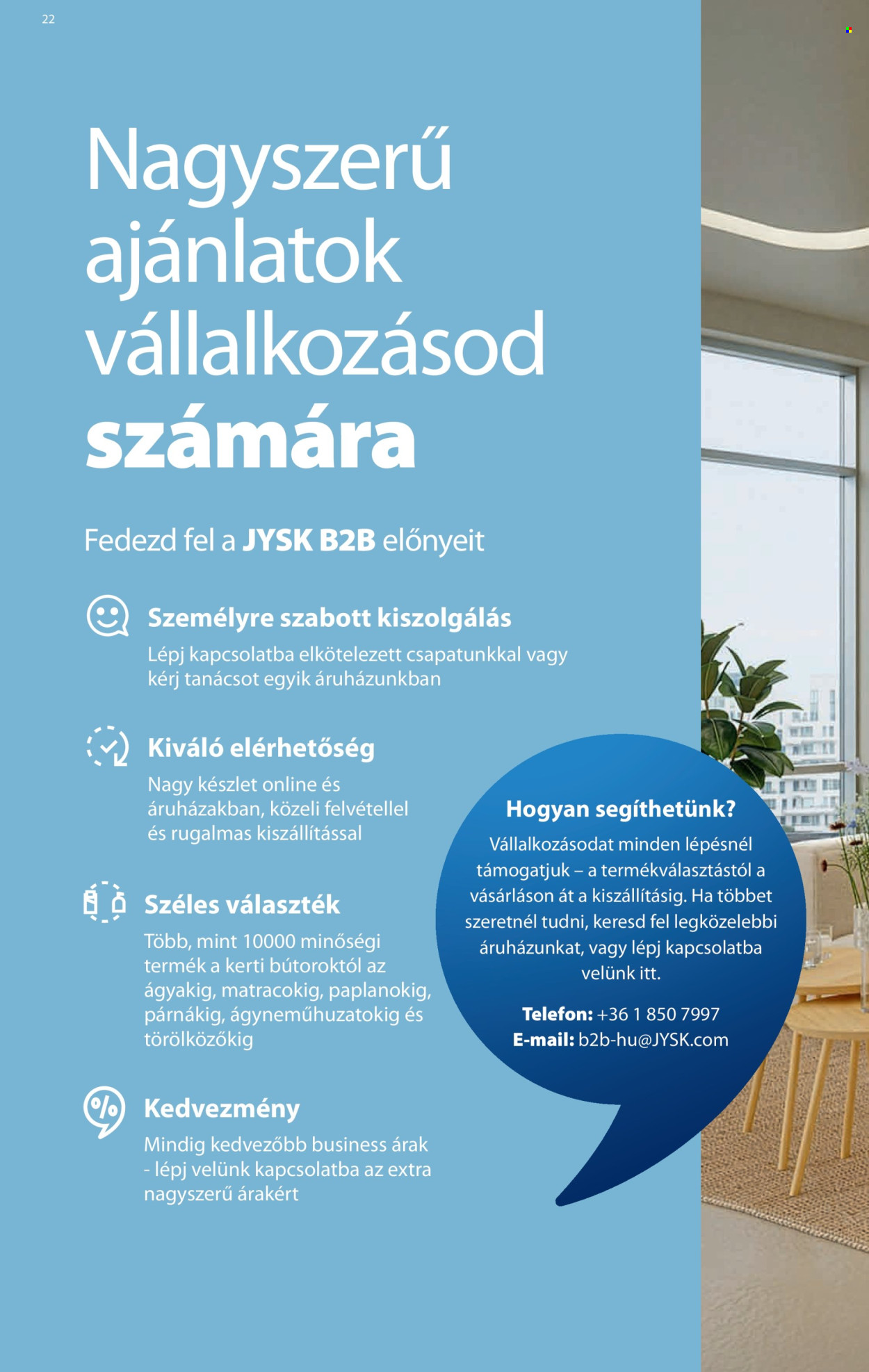 JYSK akciós újság érvényes:  - 2026.09.09 - 2026.10.13. 23. oldal Oldal 23