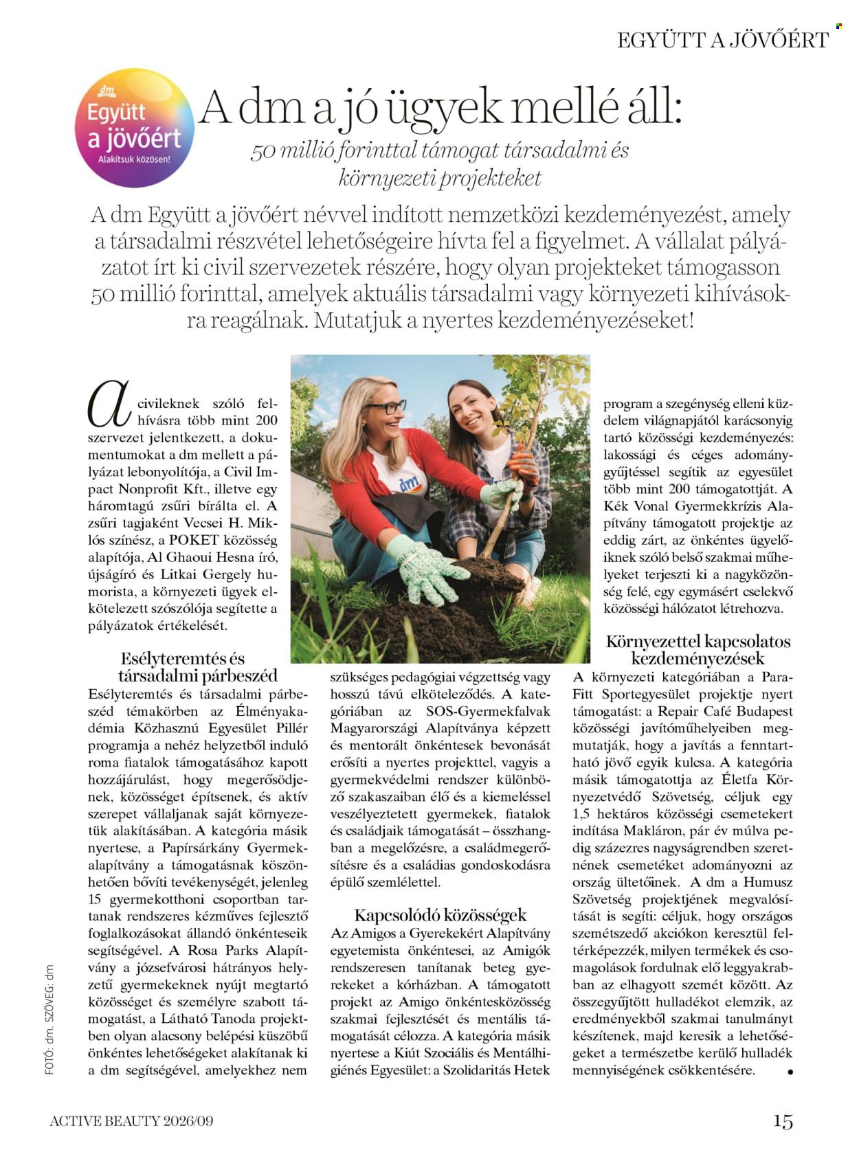 dm drogerie markt akciós újság érvényes: . 15. oldal Oldal 15
