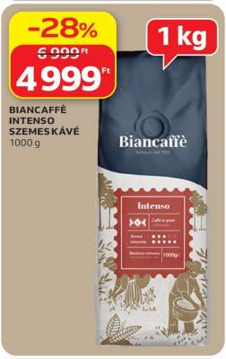 BIANCAFFÉ INTENSO SZEMES KÁVÉ