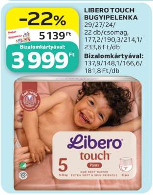 LIBERO TOUCH BUGYIPELENKA