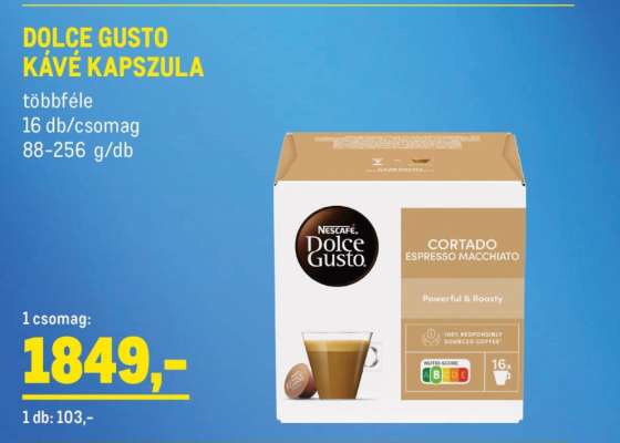 Dolce Gusto Kávé-Kapszula