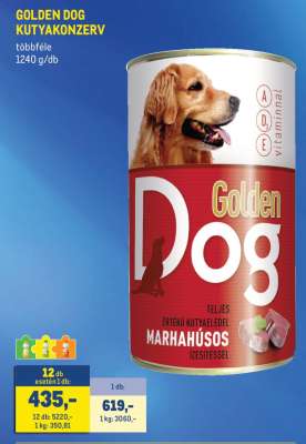 GOLDEN DOG KUTYAKONZERV