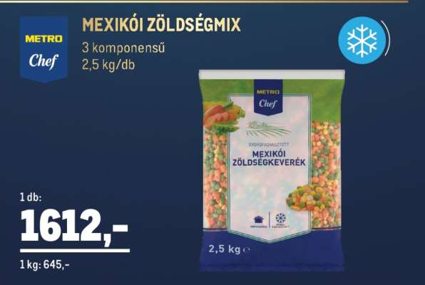 MEXIKÓI ZÖLDSÉGMIX
