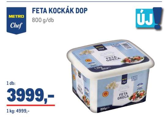 METRO Chef FETA KOCKÁK DOP