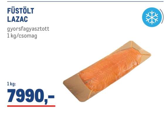 Füstölt lazac