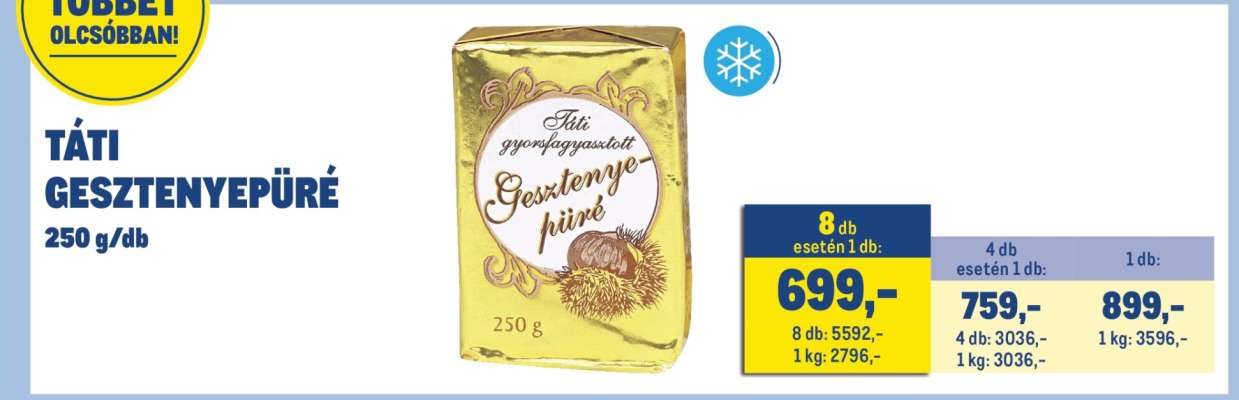 TÁTI GESZTENYEPÜRÉ