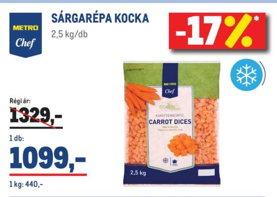 SÁRGARÉPA KOCKA