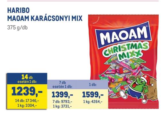 HARIBO MAOAM KARÁCSONYI MIX