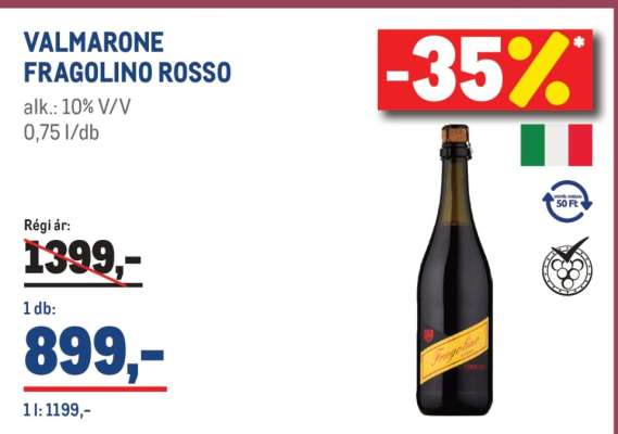 Valmarone Fragolino Rosso