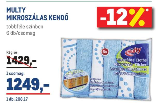MULTY MIKROSZÁLAS KENDŐ