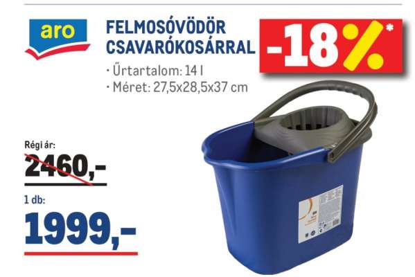 aro FELMOSÓVÖDÖR CSAVARÓKOSÁRRAL