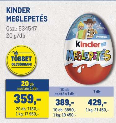 KINDER Meglepetés