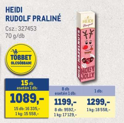 HEIDI RUDOLF PRALINÉ