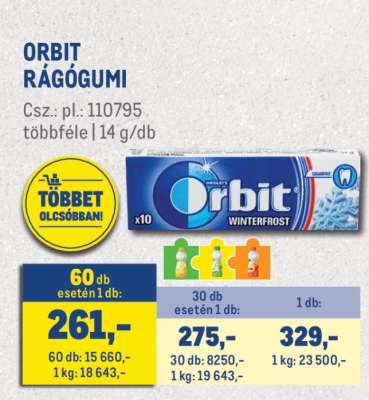 ORBIT RÁGÓGUMI