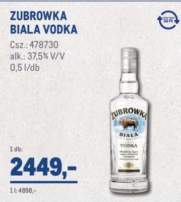 ZUBROWKA Biala vodka*