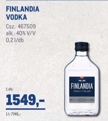 FINLANDIA Vodka