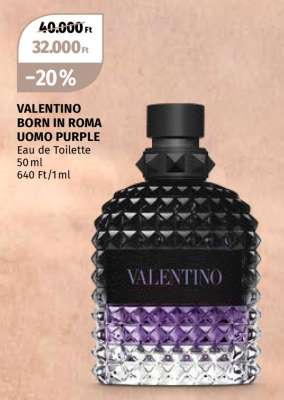 VALENTINO BORN IN ROMA UOMO PURPLE