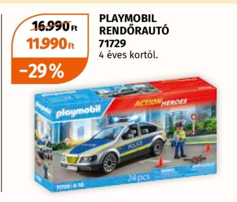 PLAYMOBIL RENDŐRAUTÓ