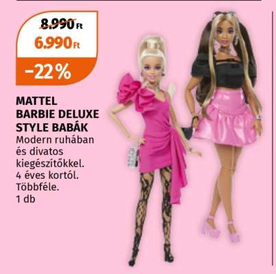 MATTEL BARBIE DELUXE STYLE BABÁK