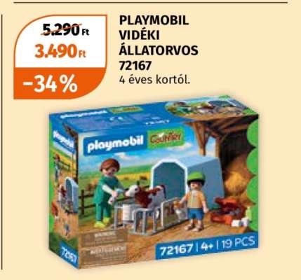 PLAYMOBIL VIDÉKI ÁLLATORVOS 72167