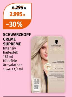 SCHWARZKOPF CREME SUPREME