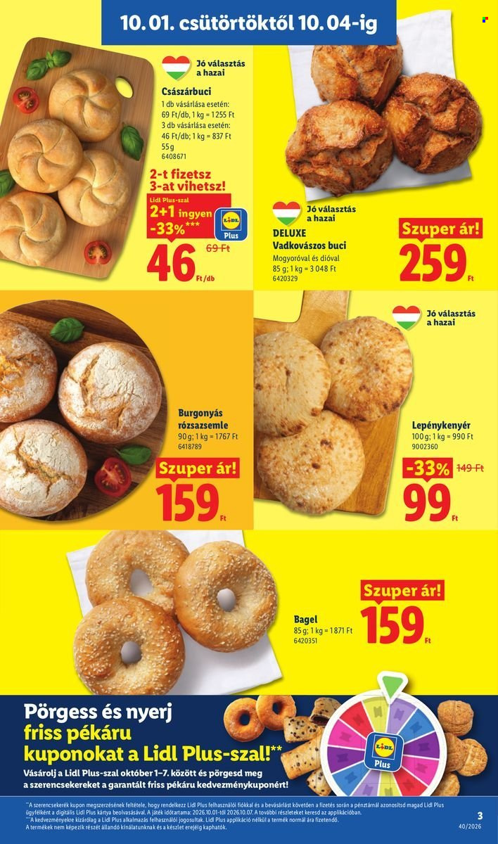Lidl akciós újság érvényes:  - 2026.10.01 - 2026.10.07. 3. oldal Oldal 3