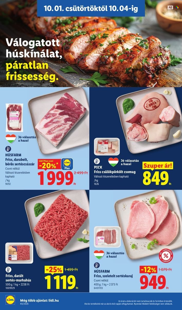 Lidl akciós újság érvényes:  - 2026.10.01 - 2026.10.07. 4. oldal Oldal 4