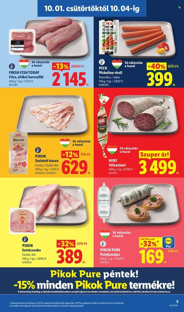 Lidl akciós újság érvényes:  - 2026.10.01 - 2026.10.07. 5. oldal Oldal 5