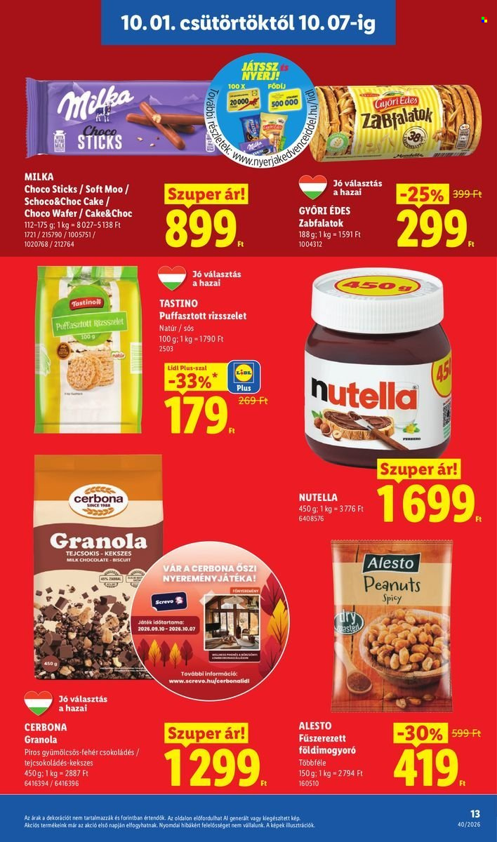 Lidl akciós újság érvényes:  - 2026.10.01 - 2026.10.07. 13. oldal Oldal 13