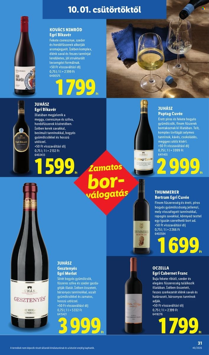 Lidl akciós újság érvényes:  - 2026.10.01 - 2026.10.07. 31. oldal Oldal 31