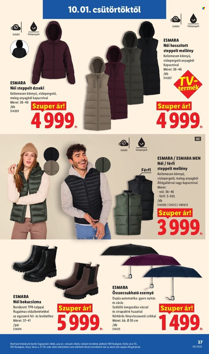 Lidl akciós újság érvényes:  - 2026.10.01 - 2026.10.07. 37. oldal Oldal 37