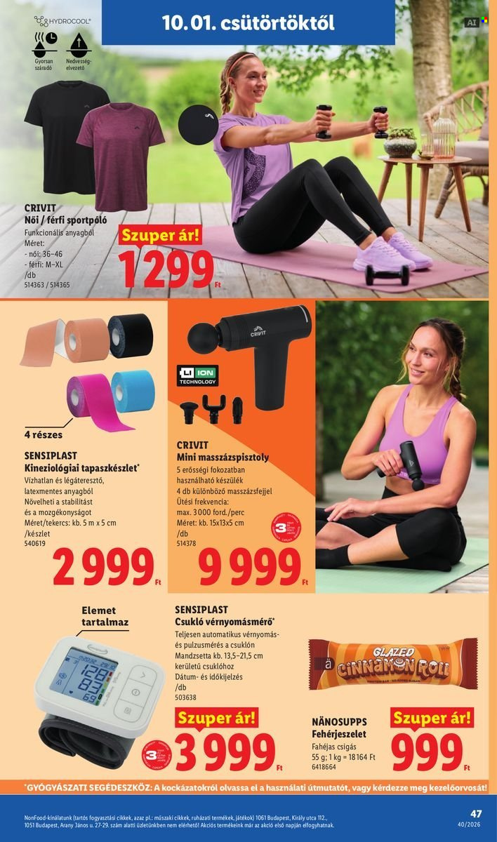 Lidl akciós újság érvényes:  - 2026.10.01 - 2026.10.07. 47. oldal Oldal 47