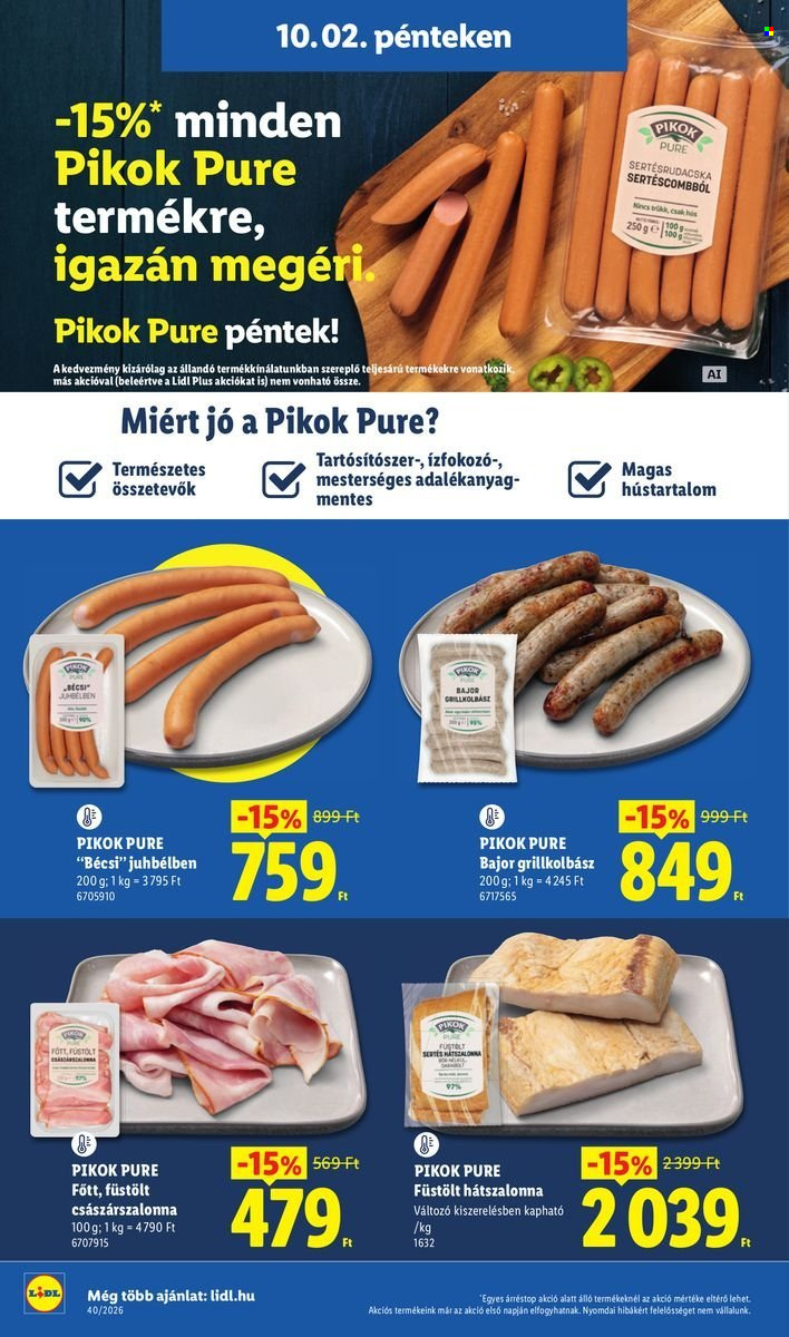 Lidl akciós újság érvényes:  - 2026.10.01 - 2026.10.07. 50. oldal Oldal 50