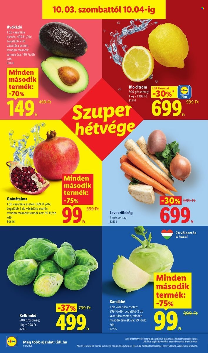 Lidl akciós újság érvényes:  - 2026.10.01 - 2026.10.07. 52. oldal Oldal 52