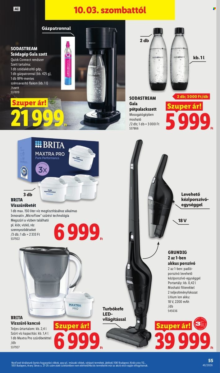 Lidl akciós újság érvényes:  - 2026.10.01 - 2026.10.07. 55. oldal Oldal 55