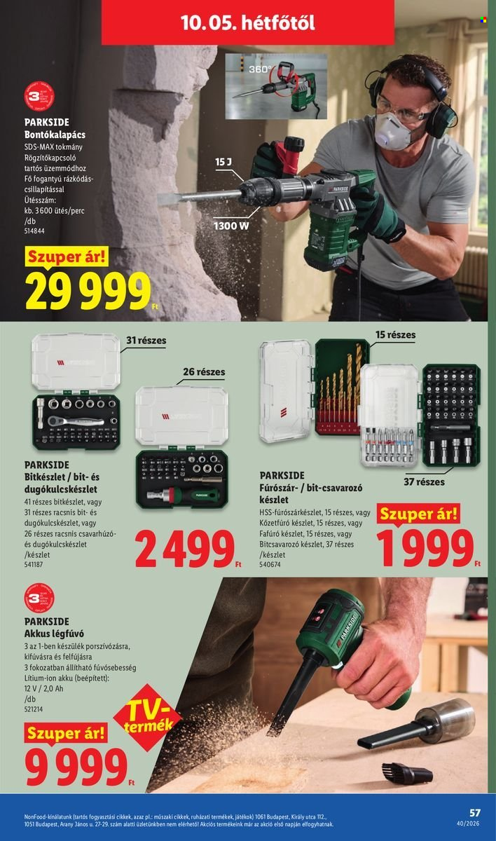 Lidl akciós újság érvényes:  - 2026.10.01 - 2026.10.07. 57. oldal Oldal 57