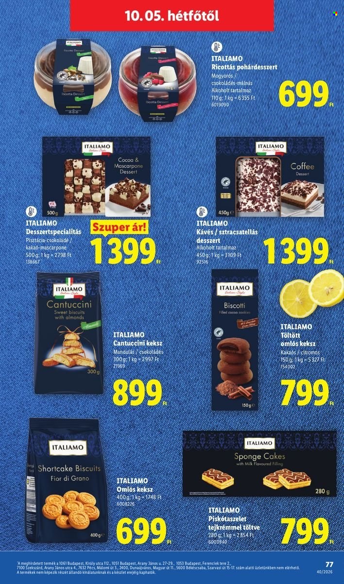 Lidl akciós újság érvényes:  - 2026.10.01 - 2026.10.07. 77. oldal Oldal 77