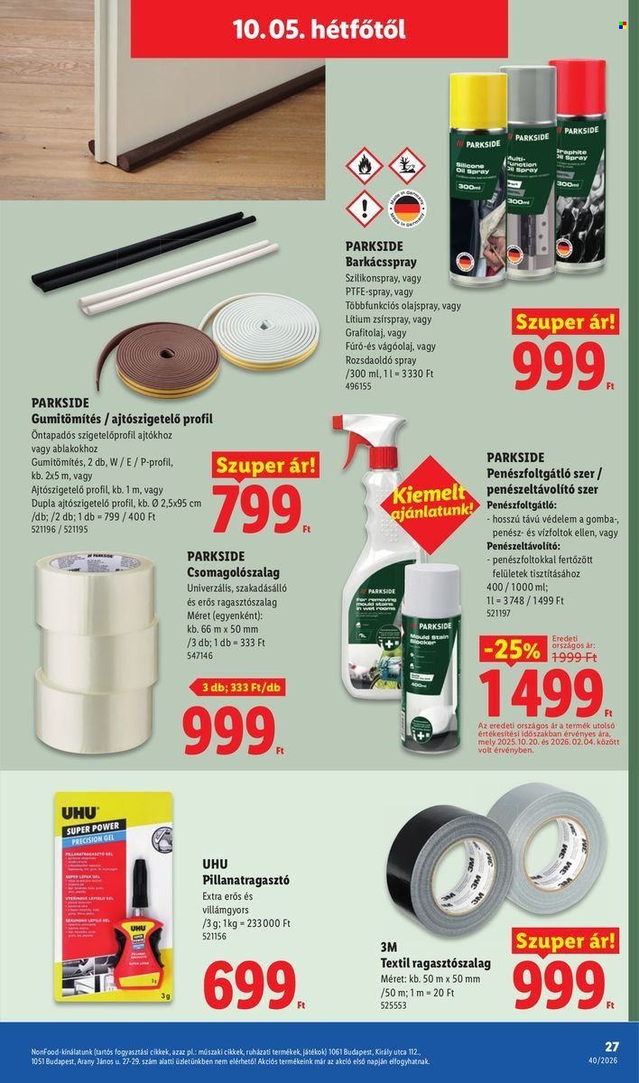 Lidl akciós újság érvényes:  - 2026.10.01 - 2026.10.07. 27. oldal Oldal 27