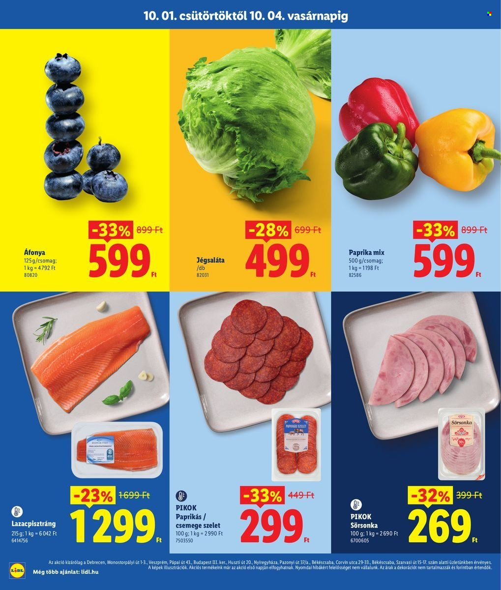 Lidl akciós újság érvényes:  - 2026.10.01 - 2026.10.04. 2. oldal Oldal 2