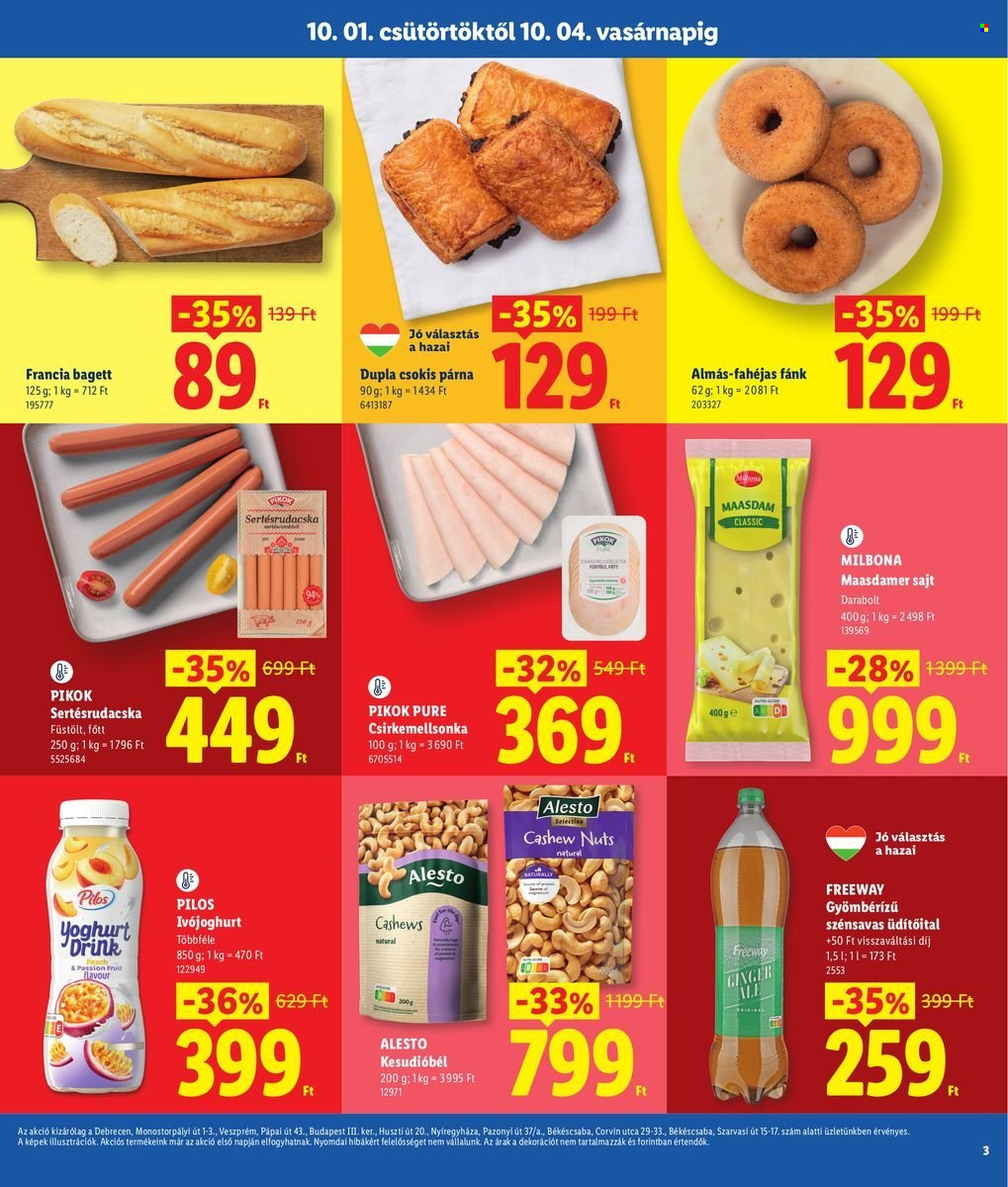 Lidl akciós újság érvényes:  - 2026.10.01 - 2026.10.04. 3. oldal Oldal 3