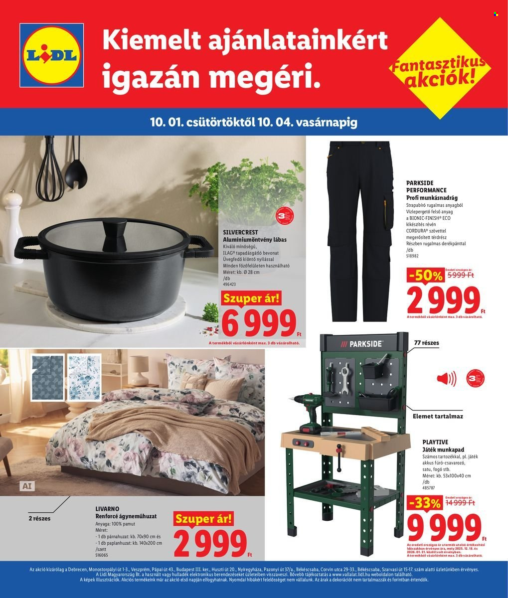 Lidl akciós újság érvényes:  - 2026.10.01 - 2026.10.04. 4. oldal Oldal 4