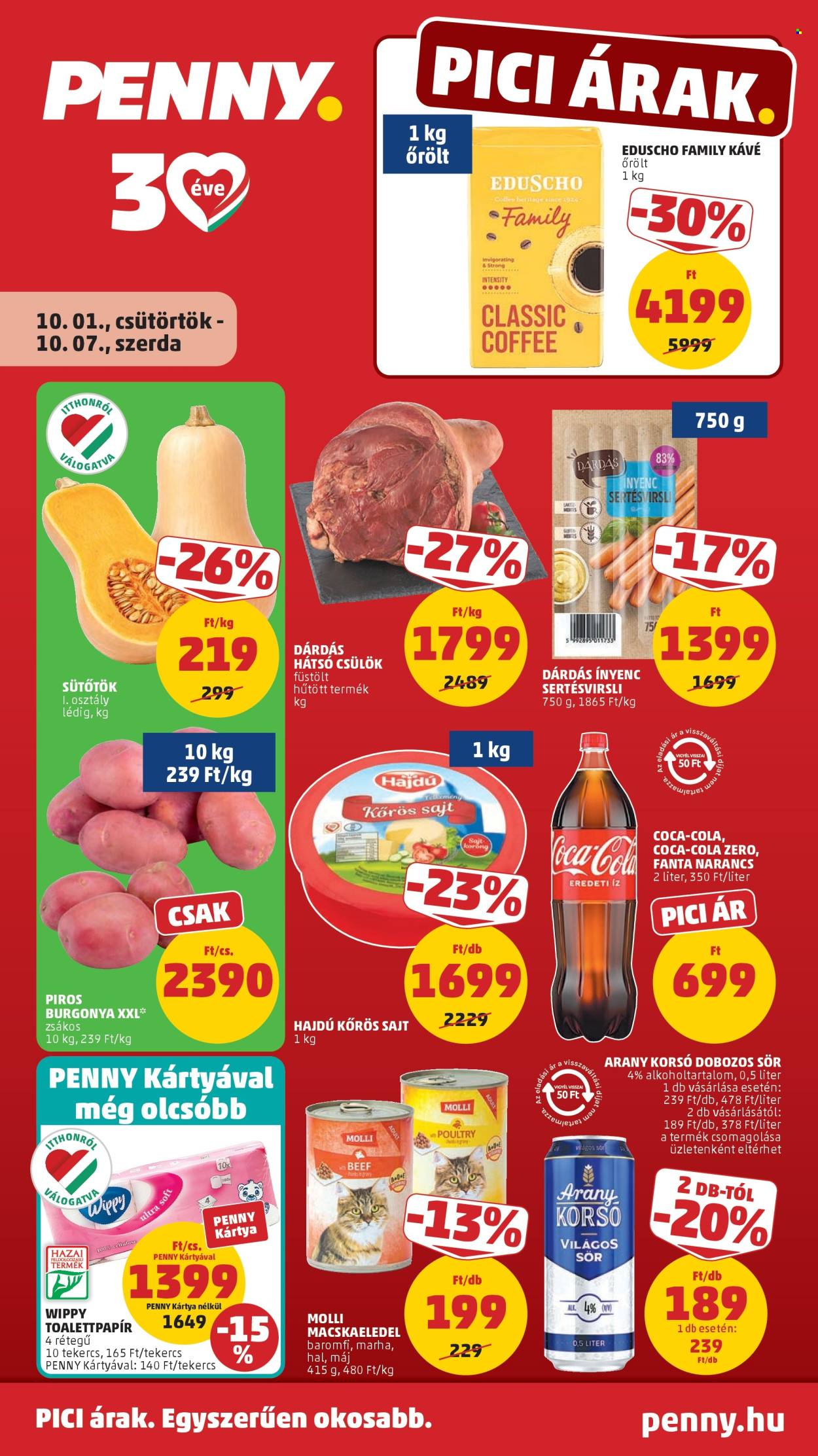 Penny Market akciós újság érvényes:  - 2026.10.01 - 2026.10.07. 1. oldal Oldal 1