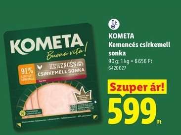 KOMETA Kemencés csirkemell sonka