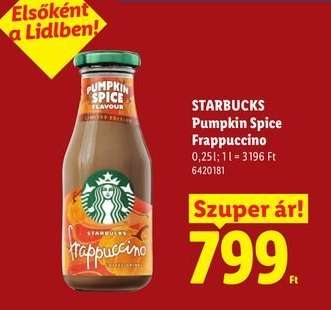 STARBUCKS Pumpkin Spice Frappuccino