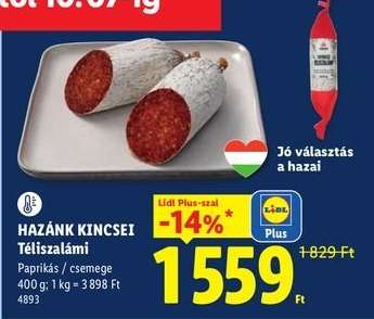 HAZÁNK KINCSEI Téliszalámi