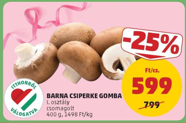 Barna Csiperke Gomba