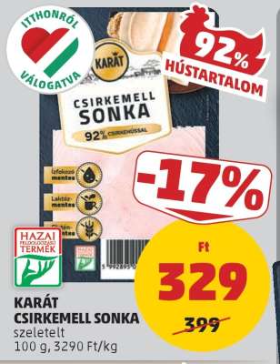 KARÁT CSIRKEMELL SONKA