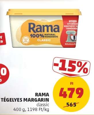RAMA TÉGELYES MARGARIN