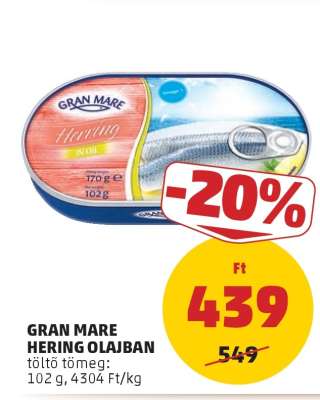 GRAN MARE HERING OLAJBAN