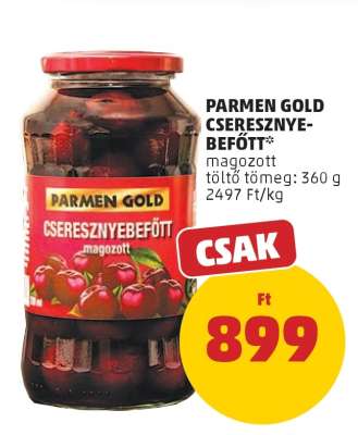 Parmen Gold Cseresznyebefőtt